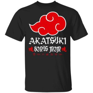Akatsuki Bonus Mom Shirt Naruto Red Cloud Family Tee All Day Tee 1