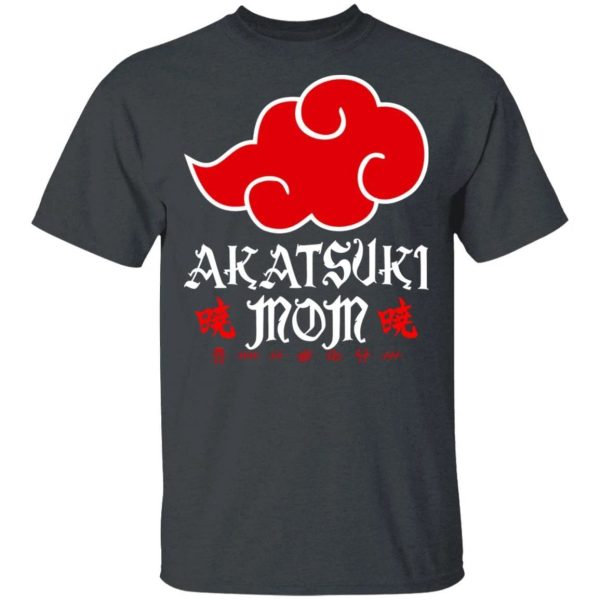 Akatsuki Mom Shirt Naruto Red Cloud Family Tee  All Day Tee