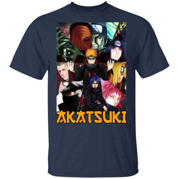 Akatsuki Squad Shirt Anime Naruto Tee  All Day Tee