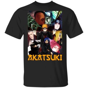 Akatsuki Squad Shirt Anime Naruto Tee All Day Tee 3