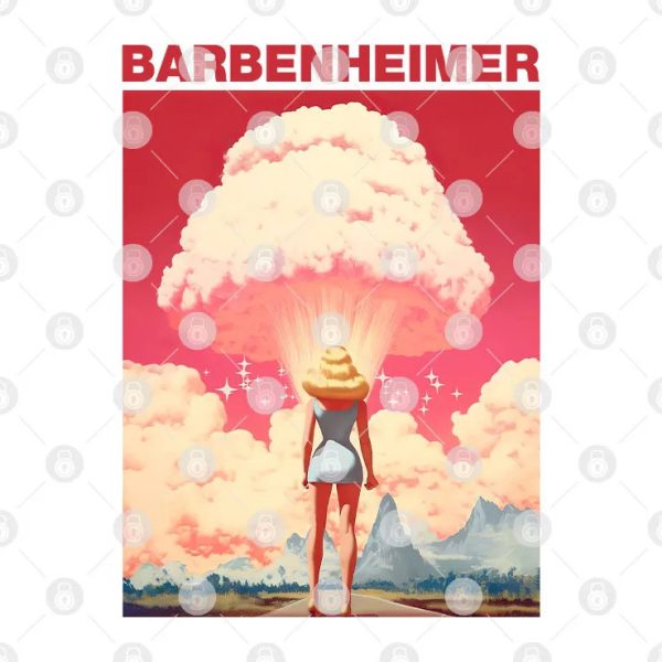 Barbenheimer T Shirt Barbie And Oppenheimer – TheKingShirtS