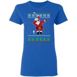 Dabbing Santa Golf Ugly Christmas T Shirts Hoodies Sweater 4