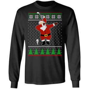 Dabbing Santa Golf Ugly Christmas T Shirts Hoodies Sweater 5
