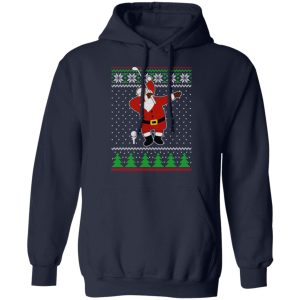 Dabbing Santa Golf Ugly Christmas T Shirts Hoodies Sweater 7