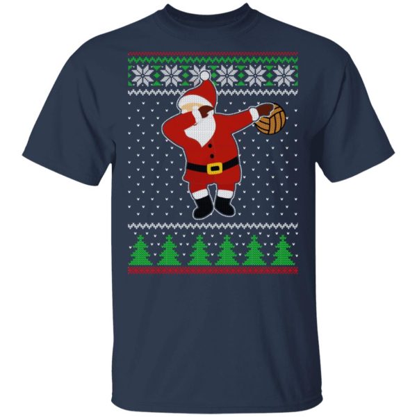 Dabbing Santa Volleyball Ugly Christmas T-Shirts, Hoodies, Sweater