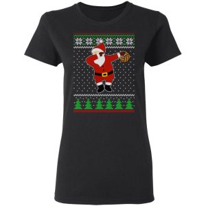Dabbing Santa Volleyball Ugly Christmas T Shirts Hoodies Sweater 13