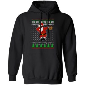 Dabbing Santa Volleyball Ugly Christmas T Shirts Hoodies Sweater 6