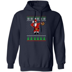 Dabbing Santa Volleyball Ugly Christmas T Shirts Hoodies Sweater 7
