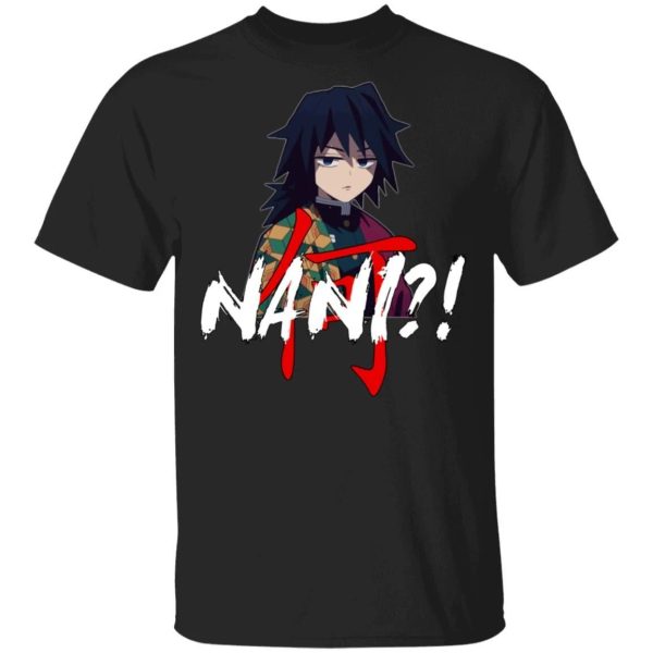 Demon Slayer Giyu Tomioka Nani Shirt Funny Kimetsu No Yaiba Character Tee  All Day Tee