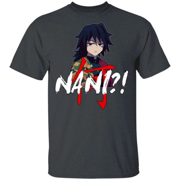 Demon Slayer Giyu Tomioka Nani Shirt Funny Kimetsu No Yaiba Character Tee  All Day Tee