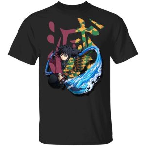 Demon Slayer Kisatsutai Giyuu Tomioka Shirt Kimetsu No Yaiba Tee All Day Tee 1