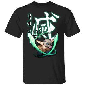 Demon Slayer Kisatsutai Inosuke Shirt Kimetsu No Yaiba Tee All Day Tee 3