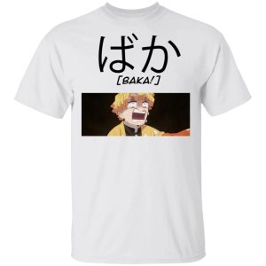 Demon Slayer Zenitsu Baka Shirt Kimetsu No Yaiba Tee All Day Tee 1