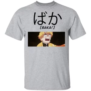 Demon Slayer Zenitsu Baka Shirt Kimetsu No Yaiba Tee All Day Tee 4