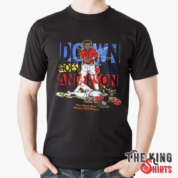 Down Goes Anderson T Shirt, Jose Ramirez Tim Anderson – TheKingShirtS