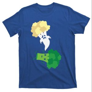 Funny Ghost Cauliflower And Broccoli T Shirt For Daddy The Best Shirts For Dads In 2023 Cool T shirts 1