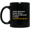 Jackie Robinson James Brown Thurgood Marshall T’Challa Chadwick Boseman Mug