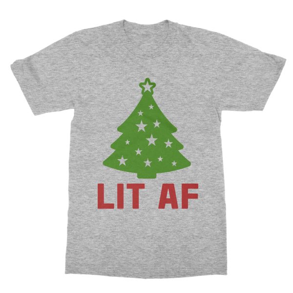 Lit AF Christmas Shirt (Men)