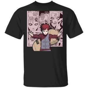 Naruto Gaara Shirt Anime Character Mix Manga Style Tee All Day Tee 1