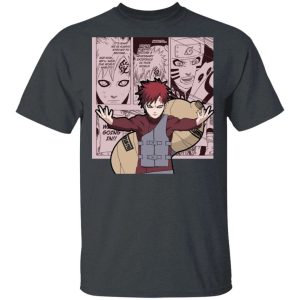 Naruto Gaara Shirt Anime Character Mix Manga Style Tee All Day Tee 2