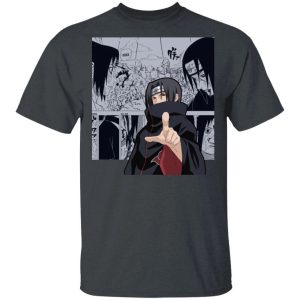 Naruto Itachi Uchiha Shirt Anime Character Mix Manga Style Tee All Day Tee 2