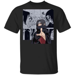 Naruto Itachi Uchiha Shirt Anime Character Mix Manga Style Tee All Day Tee 3