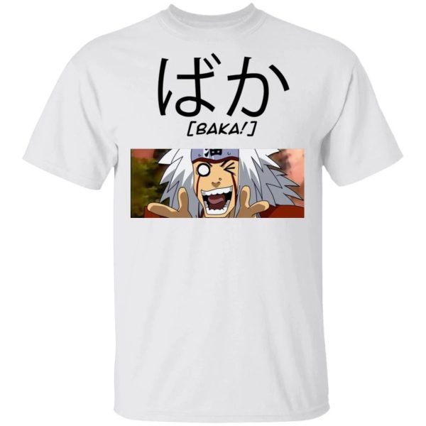 Naruto Jiraiya Baka Shirt Funny Character Tee  All Day Tee