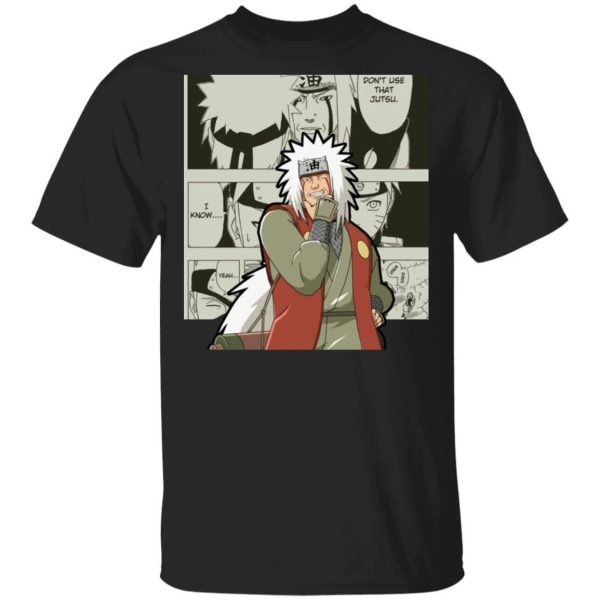 Naruto Jiraiya Shirt Anime Character Mix Manga Style Tee  All Day Tee