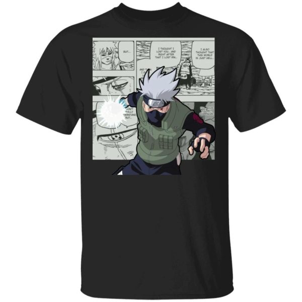 Naruto Kakashi Shirt Anime Character Mix Manga Style Tee  All Day Tee