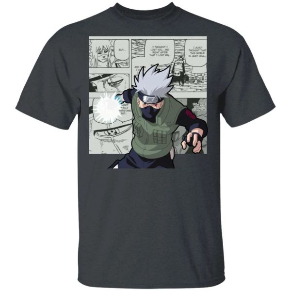 Naruto Kakashi Shirt Anime Character Mix Manga Style Tee  All Day Tee