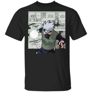 Naruto Kakashi Shirt Anime Character Mix Manga Style Tee All Day Tee 3
