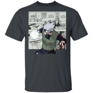 Naruto Kakashi Shirt Anime Character Mix Manga Style Tee All Day Tee 4