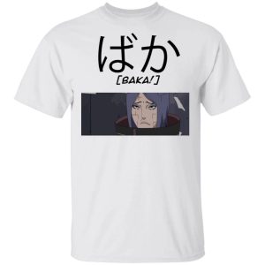 Naruto Konan Baka Shirt Funny Character Tee All Day Tee 1