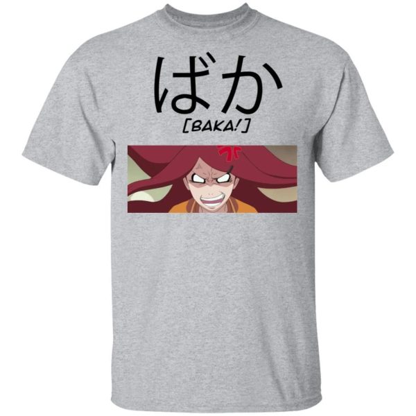 Naruto Kushina Baka Shirt Funny Character Tee  All Day Tee