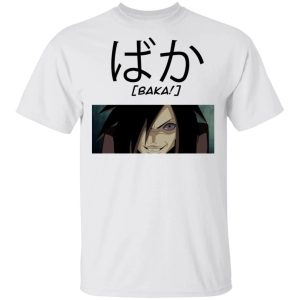 Naruto Madara Uchiha Baka Shirt Funny Character Tee All Day Tee 3