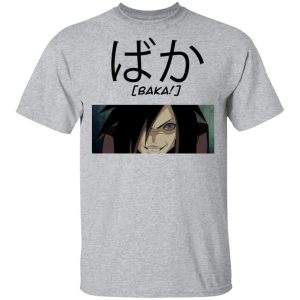 Naruto Madara Uchiha Baka Shirt Funny Character Tee All Day Tee 4
