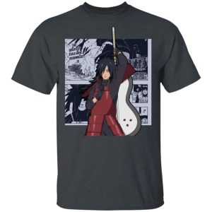 Naruto Madara Uchiha Shirt Anime Character Mix Manga Style Tee All Day Tee 2