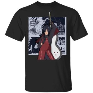Naruto Madara Uchiha Shirt Anime Character Mix Manga Style Tee All Day Tee 3