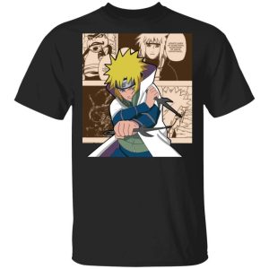 Naruto Minato Shirt Anime Character Mix Manga Style Tee All Day Tee 1