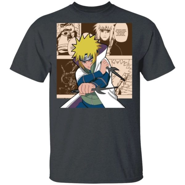 Naruto Minato Shirt Anime Character Mix Manga Style Tee  All Day Tee