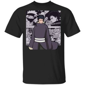 Naruto Obito Uchiha Shirt Anime Character Mix Manga Style Tee  All Day Tee