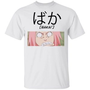 Naruto Sakura Haruno Baka Shirt Funny Character Tee All Day Tee 1
