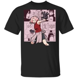 Naruto Sakura Haruno Shirt Anime Character Mix Manga Style Tee All Day Tee 1