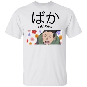 Naruto Shikamaru Nara Baka Shirt Funny Character Tee All Day Tee 3