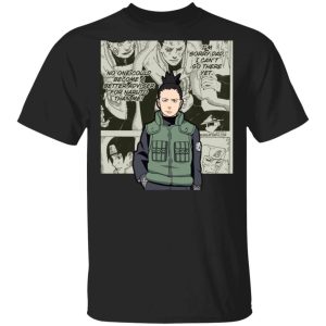 Naruto Shikamaru Nara Shirt Anime Character Mix Manga Style Tee All Day Tee 1