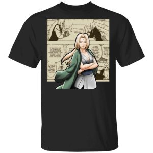 Naruto Tsunade Shirt Anime Character Mix Manga Style Tee All Day Tee 1