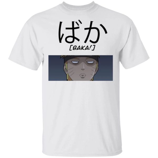 Naruto Uzumaki Baka Shirt Funny Character Tee  All Day Tee