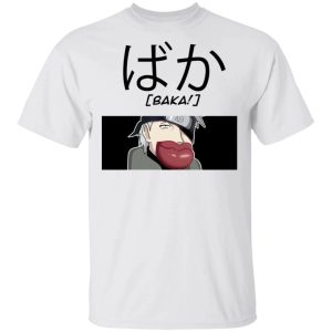 Naruto kakashi Baka Shirt Funny Character Tee All Day Tee 1