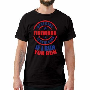 Official Firework Technician 4th of July T-Shirt