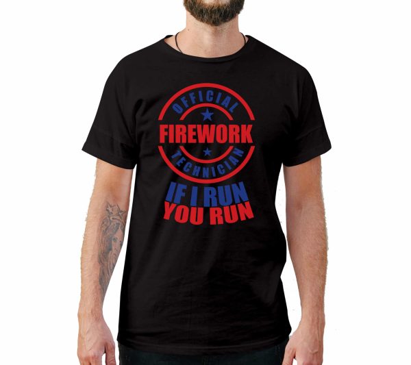 Official Firework Technician 4th of July T-Shirt